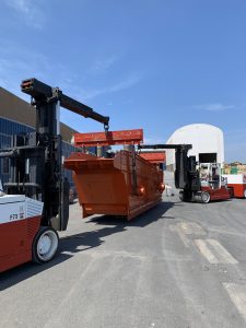 Relocating a 40,000 lb. shaker unit