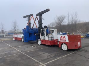 120,000 lb. shredder installation